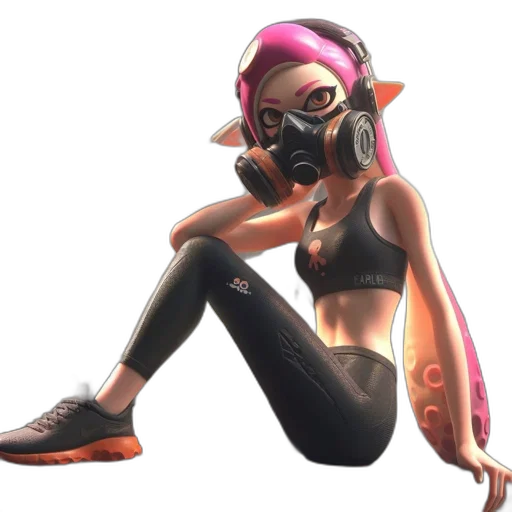 weapon, mask, jacket, dress transparent PNG cut-out