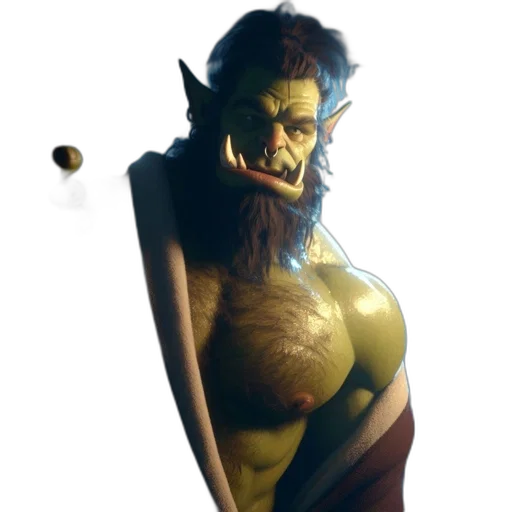 mask, creature, face, staff transparent PNG cut-out
