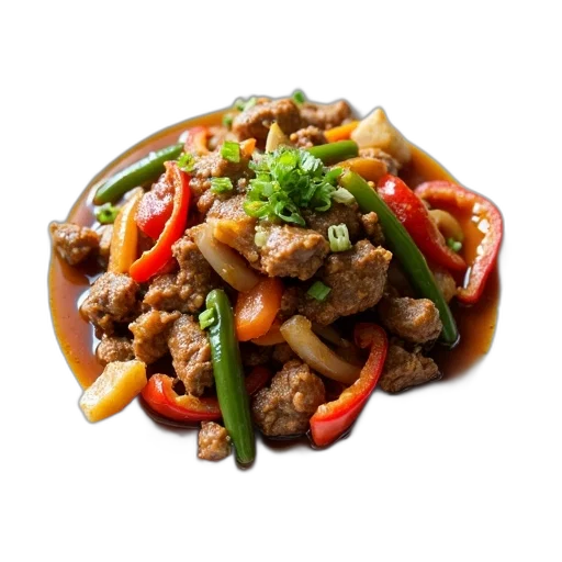 food, 3d render, photorealistic, plate transparent PNG cut-out