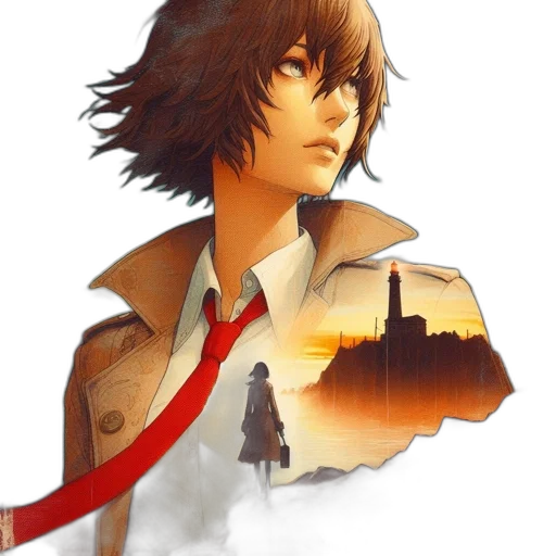 jacket, weapon, concept art, fantasy art transparent PNG cut-out