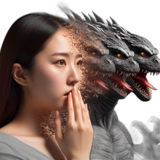 dragon, creature, mask, face transparent PNG cut-out