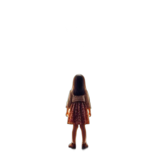 dress, hair, robot, creature transparent PNG cut-out