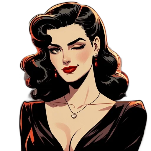 jewelry, comic book art, cartoon, concept art transparent PNG cut-out