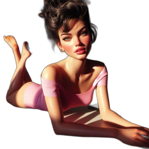 dress, photorealistic, concept art, fantasy art transparent PNG cut-out