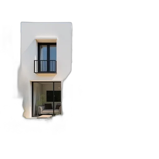 building, furniture, face, 3d render transparent PNG cut-out