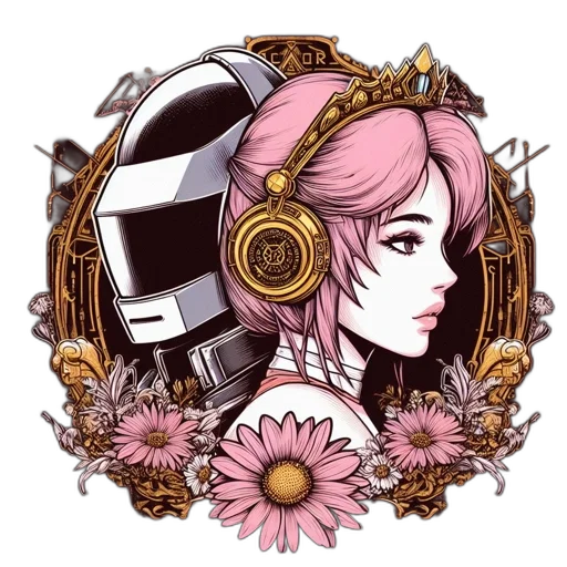 robot, crown, mask, face transparent PNG cut-out