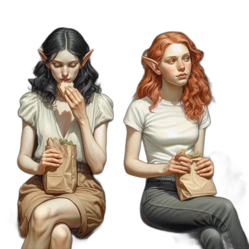 concept art, fantasy art, comic book art, pixel art transparent PNG cut-out