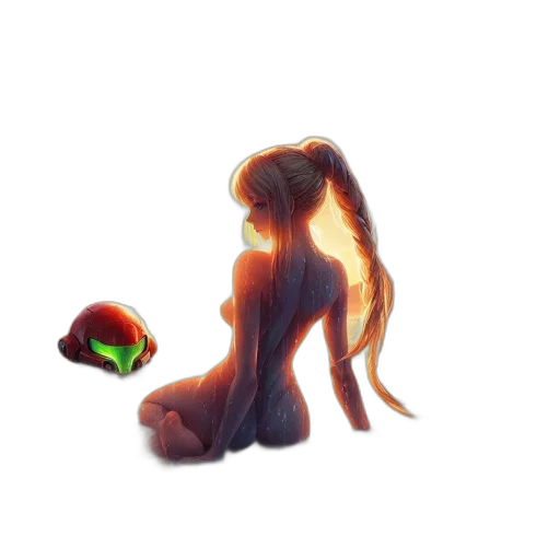 creature, hair, dragon, concept art transparent PNG cut-out