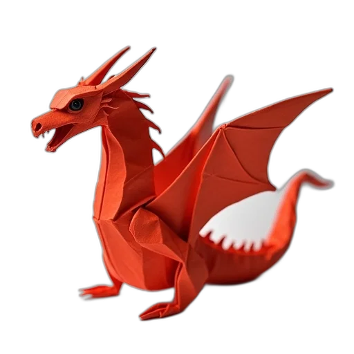 dragon, animal, creature, staff transparent PNG cut-out