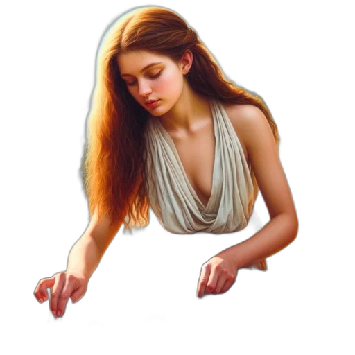 jewelry, dress, hair, staff transparent PNG cut-out