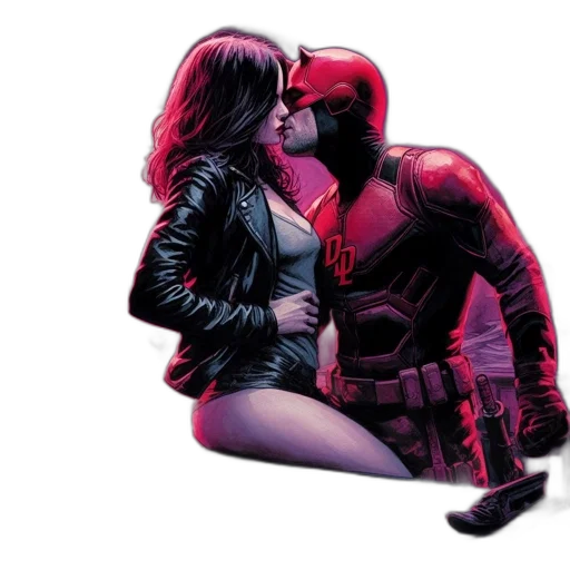 jacket, comic book art, concept art, neon lights transparent PNG cut-out