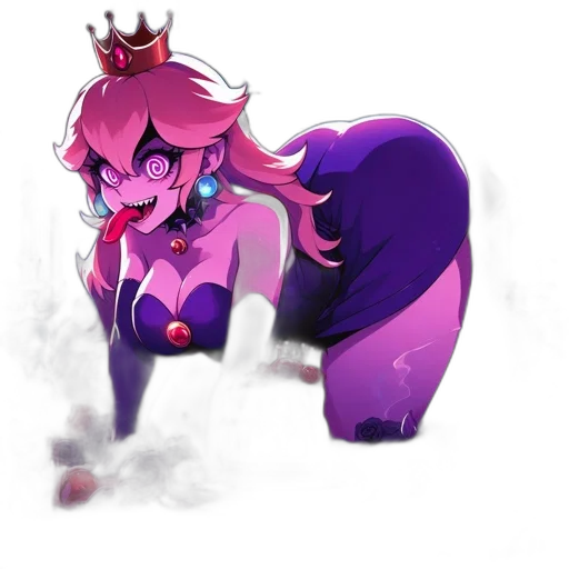 crown, dragon, creature, staff transparent PNG cut-out