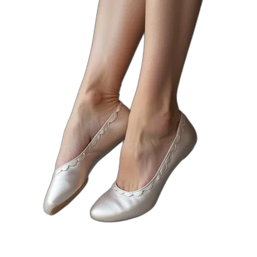 shoes, dress, 3d render, photorealistic transparent PNG cut-out