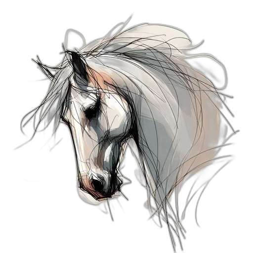 hair, animal, dragon, creature transparent PNG cut-out