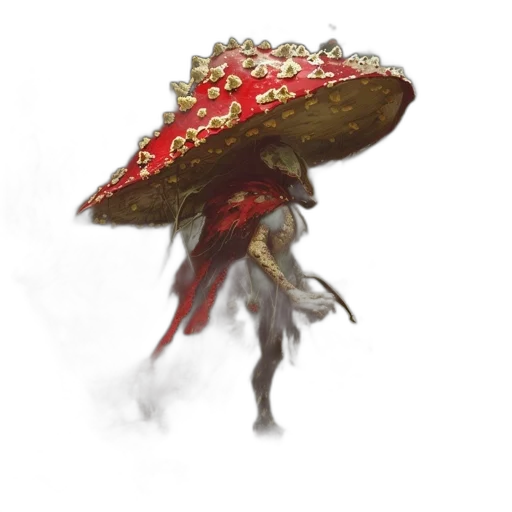hat, umbrella, staff, mask transparent PNG cut-out