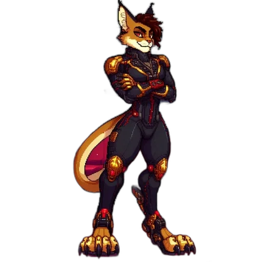 dragon, staff, concept art, pixel art transparent PNG cut-out