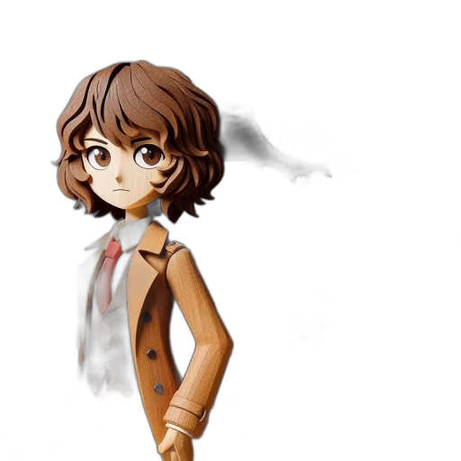 staff, face, creature, jacket transparent PNG cut-out