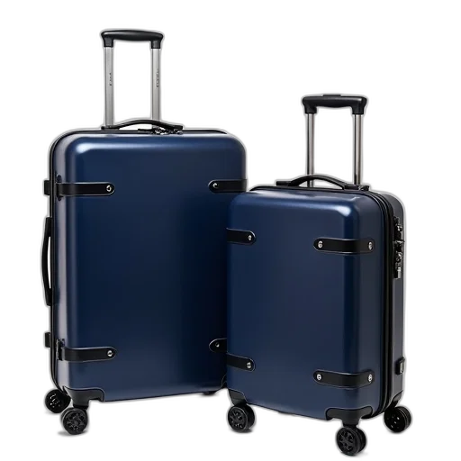 3d render, pieces, lightweight, luggage transparent PNG cut-out