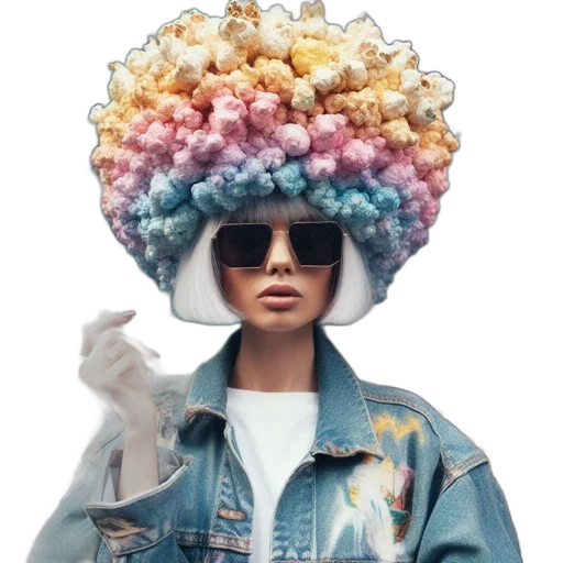 hat, jacket, hair, crown transparent PNG cut-out