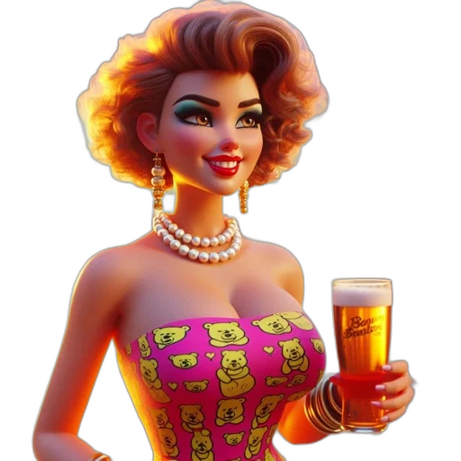 dress, pixel art, fantasy art, 3d render transparent PNG cut-out