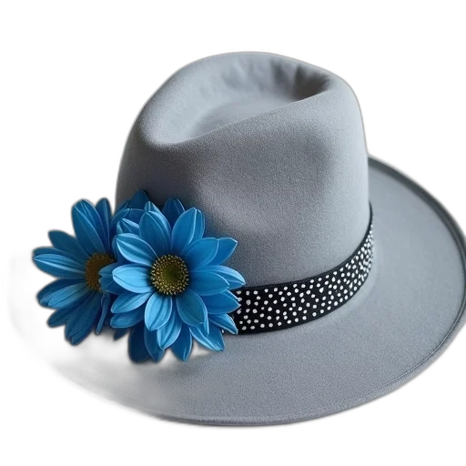 hat, jewelry, crown, flower transparent PNG cut-out