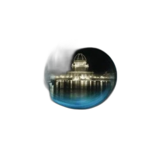 staff, building, umbrella, hat transparent PNG cut-out