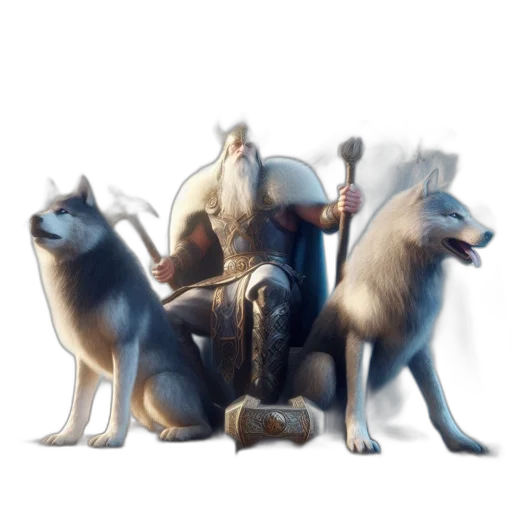 dragon, animal, staff, crown transparent PNG cut-out