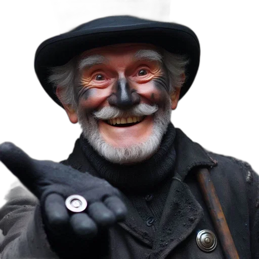face, staff, hat, mask transparent PNG cut-out