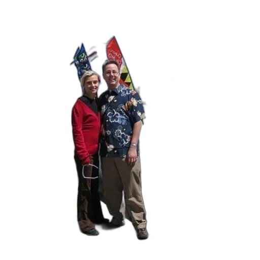 staff, umbrella, jacket, hat transparent PNG cut-out