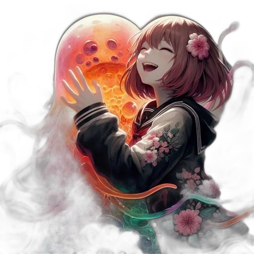 mask, face, flower, robot transparent PNG cut-out