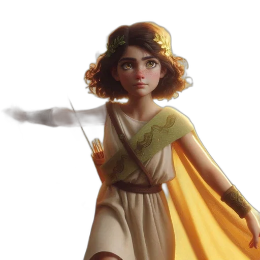 dress, sword, staff, fantasy art transparent PNG cut-out