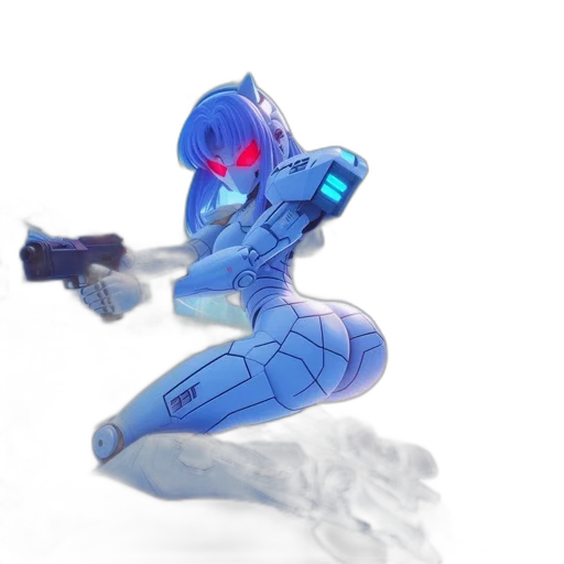 robot, weapon, staff, concept art transparent PNG cut-out