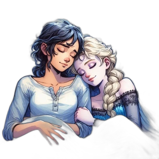 watercolor, fantasy art, pixel art, concept art transparent PNG cut-out