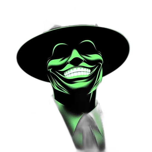 mask, hat, staff, face transparent PNG cut-out