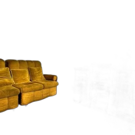 furniture, crown, shoes, 3d render transparent PNG cut-out