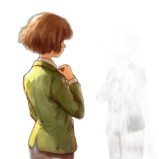 jacket, dress, face, mask transparent PNG cut-out