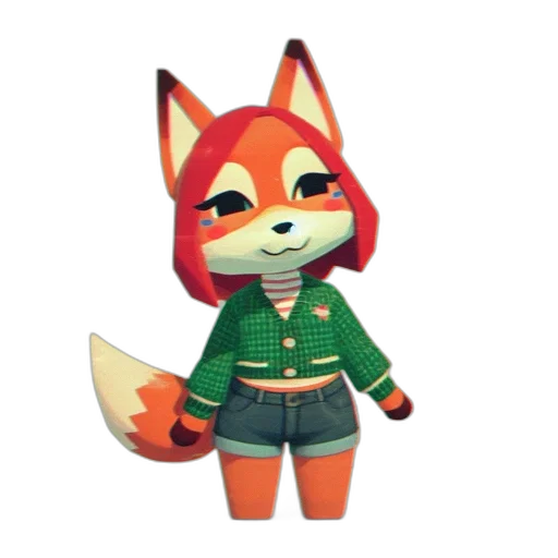 staff, jacket, animal, 3d render transparent PNG cut-out