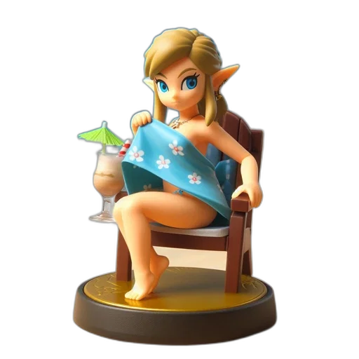 dress, staff, 3d render, concept art transparent PNG cut-out