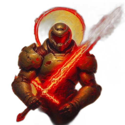 robot, sword, staff, weapon transparent PNG cut-out