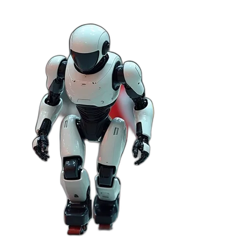 robot, 3d render, concept art, cyberpunk transparent PNG cut-out