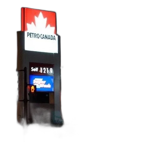 3d render, petro, canada, gas transparent PNG cut-out