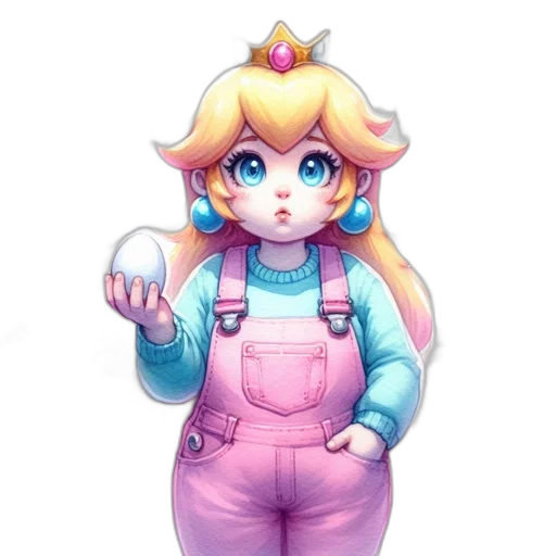 dress, staff, crown, robot transparent PNG cut-out