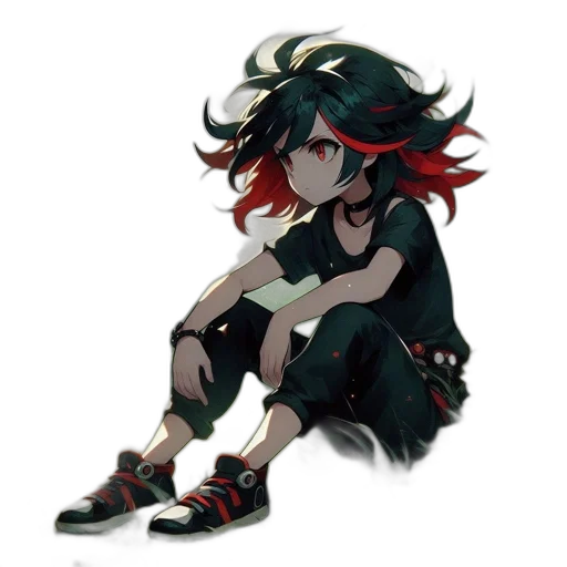 mask, creature, hair, weapon transparent PNG cut-out