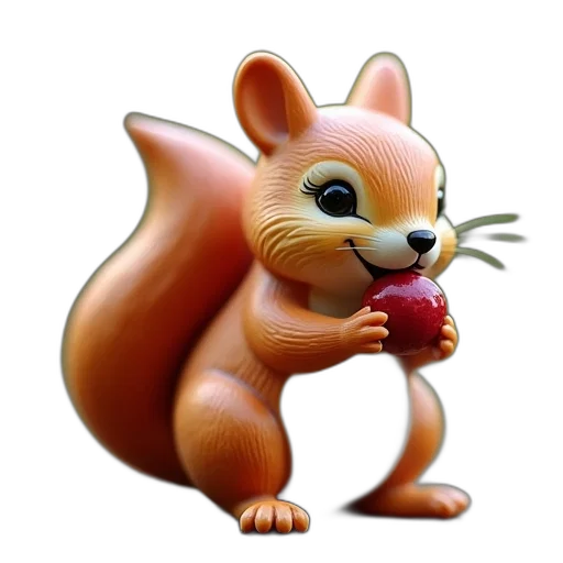 animal, food, 3d render, photorealistic transparent PNG cut-out
