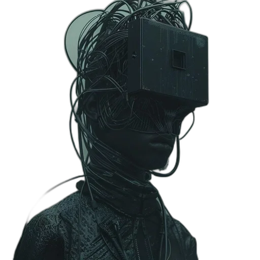 robot, mask, face, staff transparent PNG cut-out