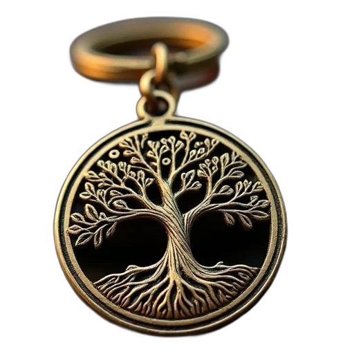 jewelry, tree, life, keychain transparent PNG cut-out