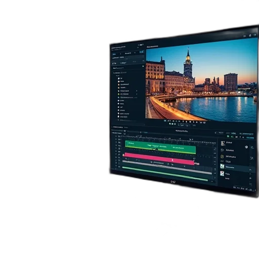 3d render, video, editing, tool transparent PNG cut-out
