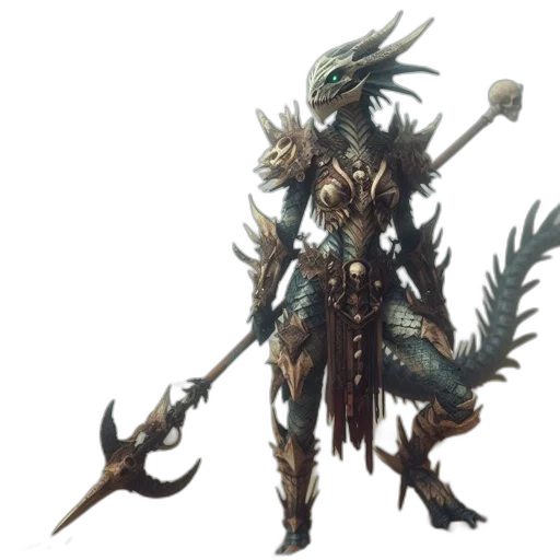 dragon, staff, sword, weapon transparent PNG cut-out