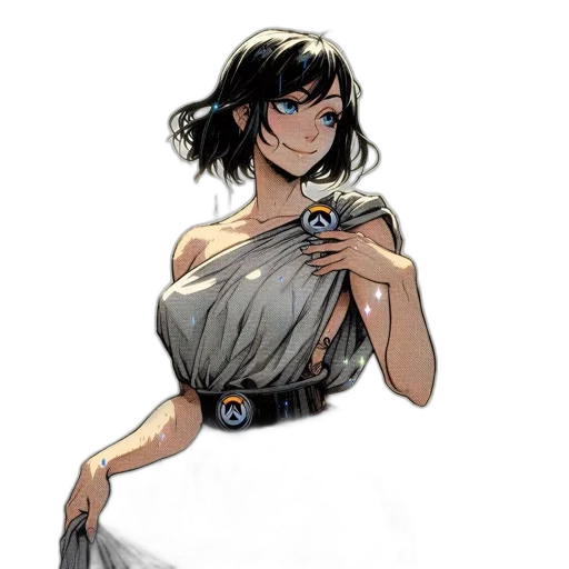 dress, staff, jewelry, weapon transparent PNG cut-out