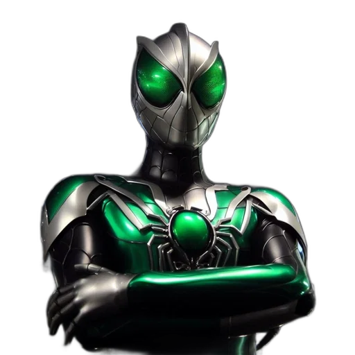 robot, mask, 3d render, concept art transparent PNG cut-out
